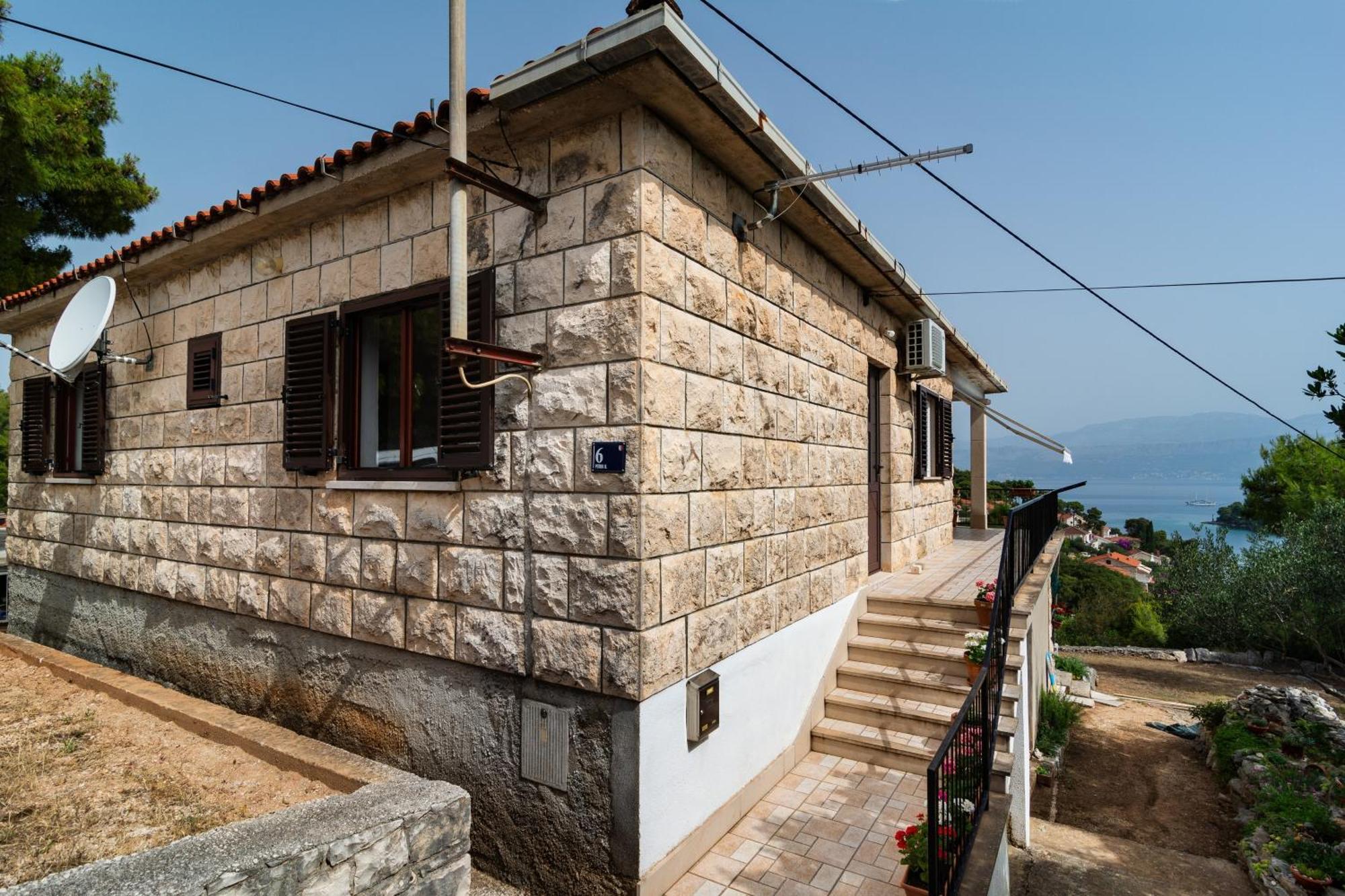 Apartments With A Parking Space Splitska, Brac - 2867 外观 照片